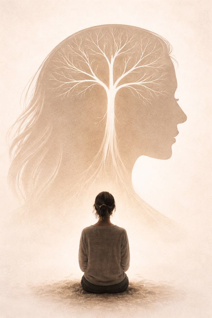 Illustration symbolique du stress et de la surcharge mentale